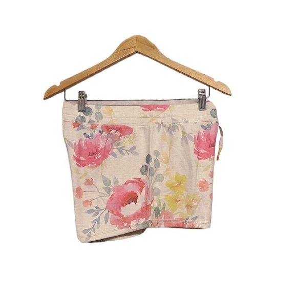 PJ Salvage Pajama Shorts Womens Large Happy Blooms Floral Print Loungewe… - Picture 5 of 9